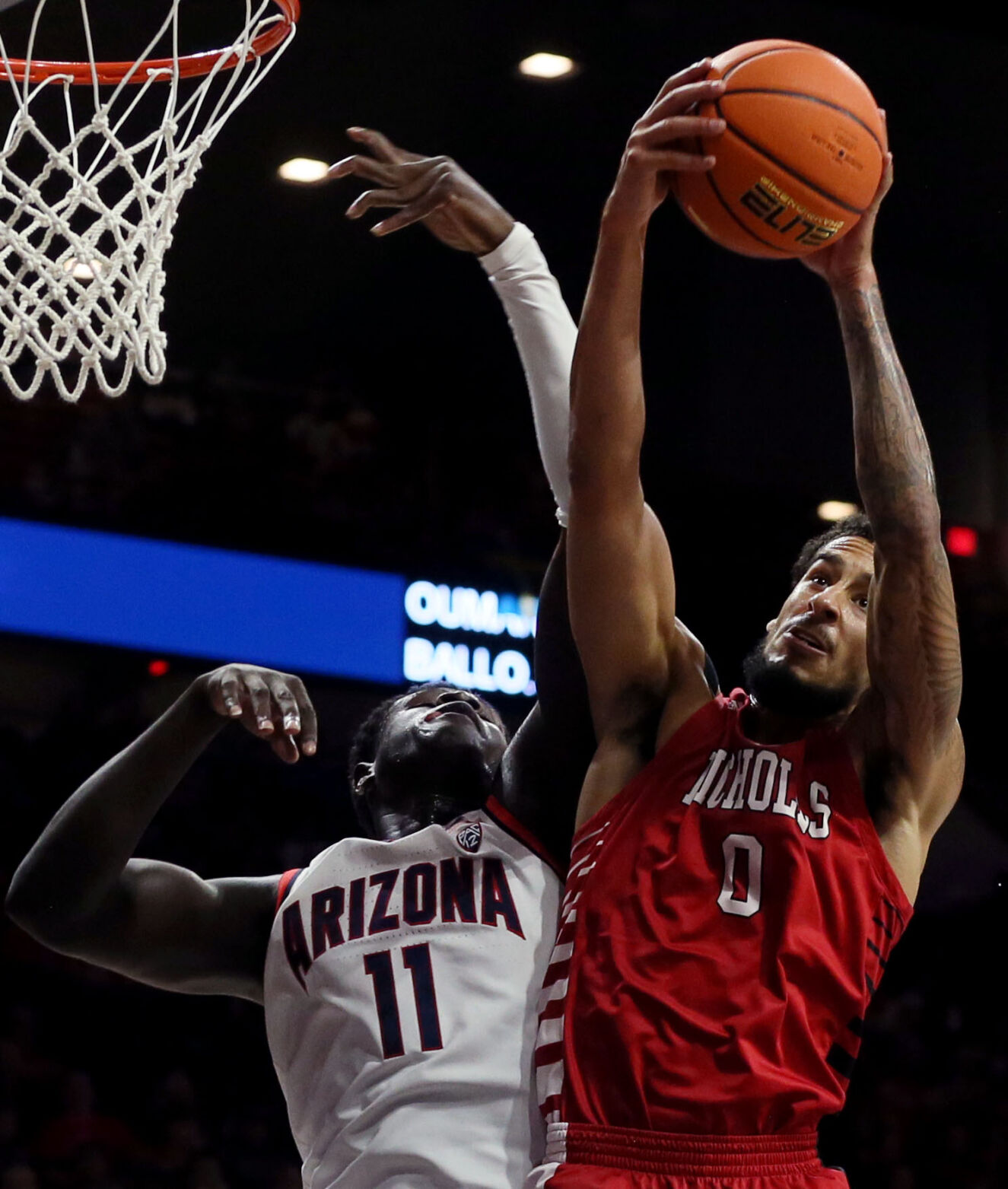 Nicholls State at No. 17 in Arizona, men's basketball